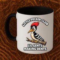 Lil Gent Funny Bird Enthusiast Club Cute Gift Coffee Mug thumb 2