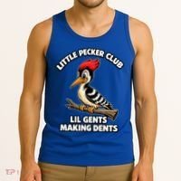 Lil Gent Funny Bird Enthusiast Club Cute Gift Tank Top thumb 3