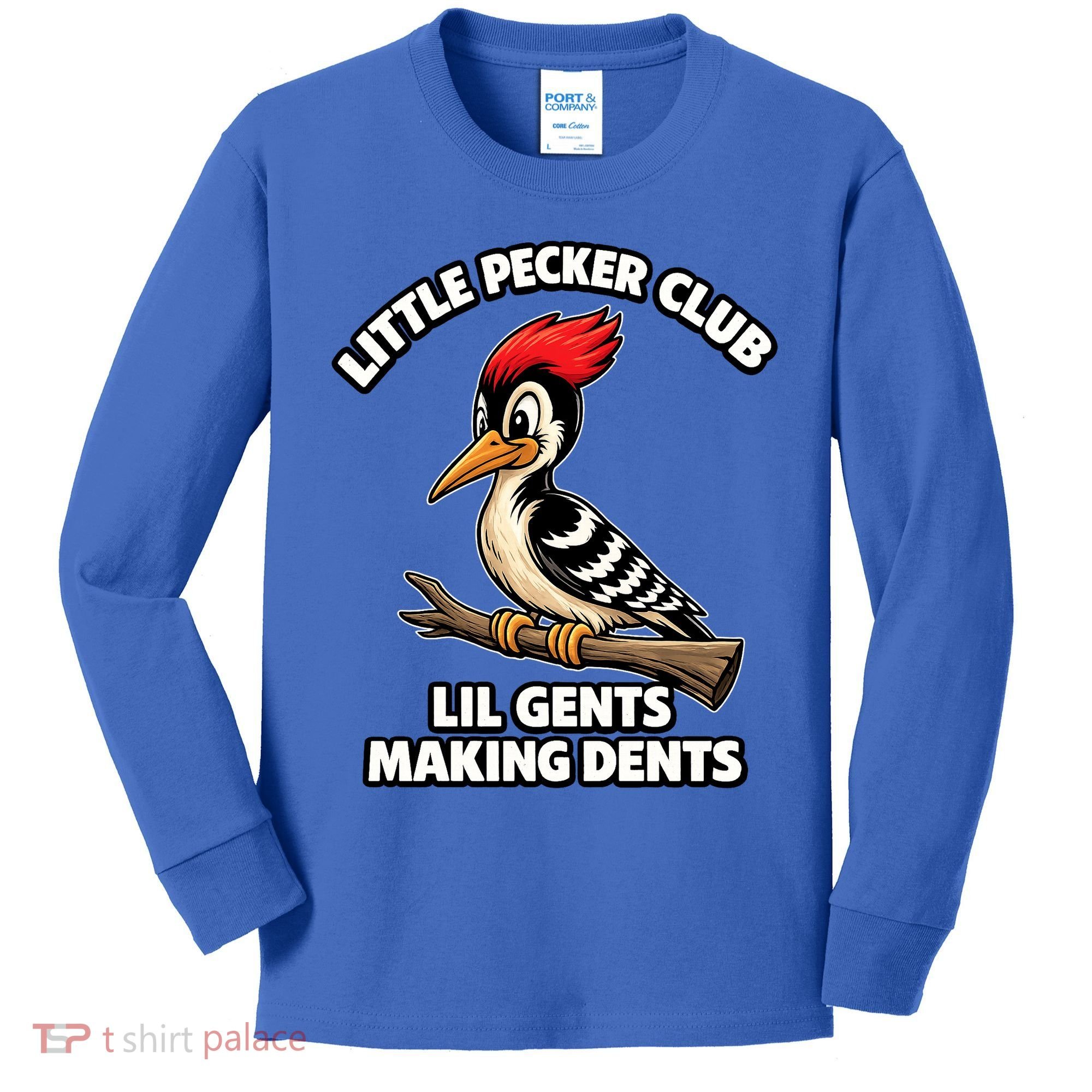 Lil Gent Funny Bird Enthusiast Club Cute Gift Kids Long Sleeve Shirt