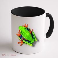 Little Green Frog Coffee Mug thumb 1