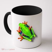 Little Green Frog Coffee Mug thumb 0