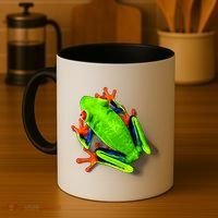 Little Green Frog Coffee Mug thumb 4