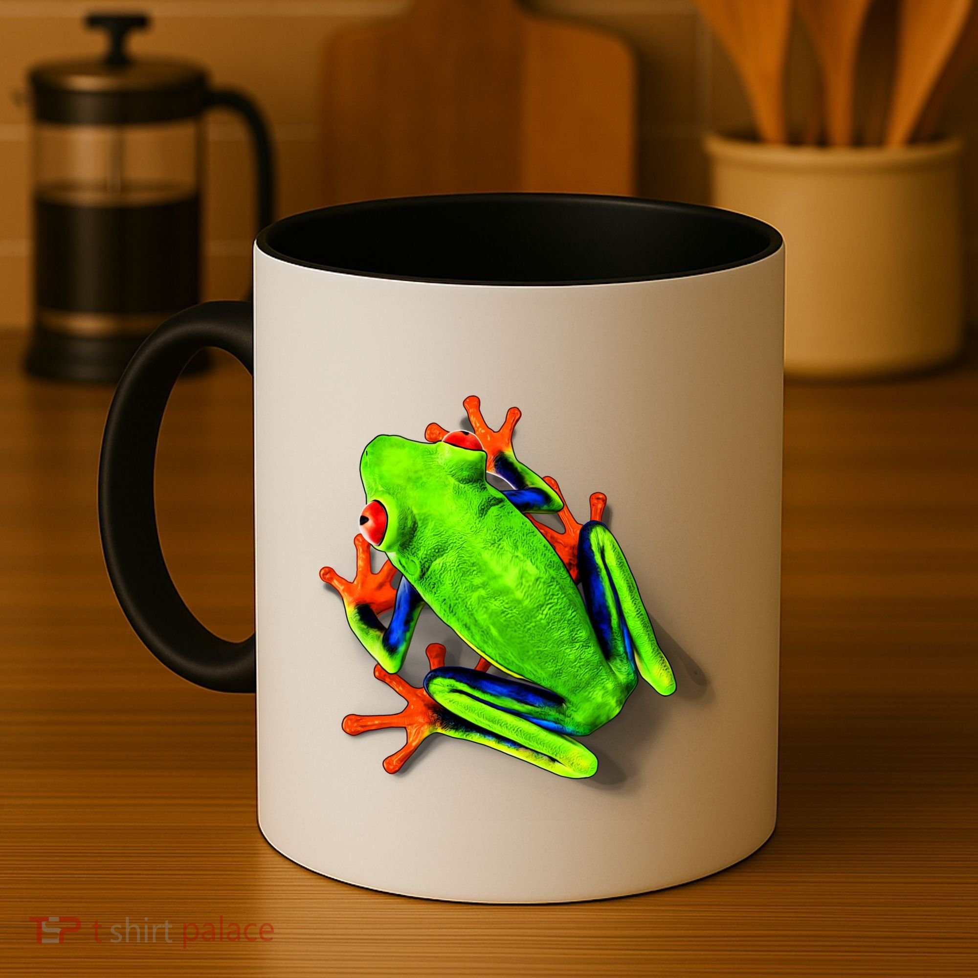 Little Green Frog Coffee Mug