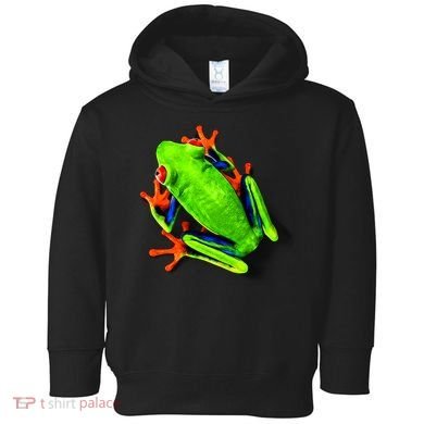 Little Green Frog Toddler Hoodie