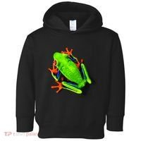 Little Green Frog Toddler Hoodie thumb 0