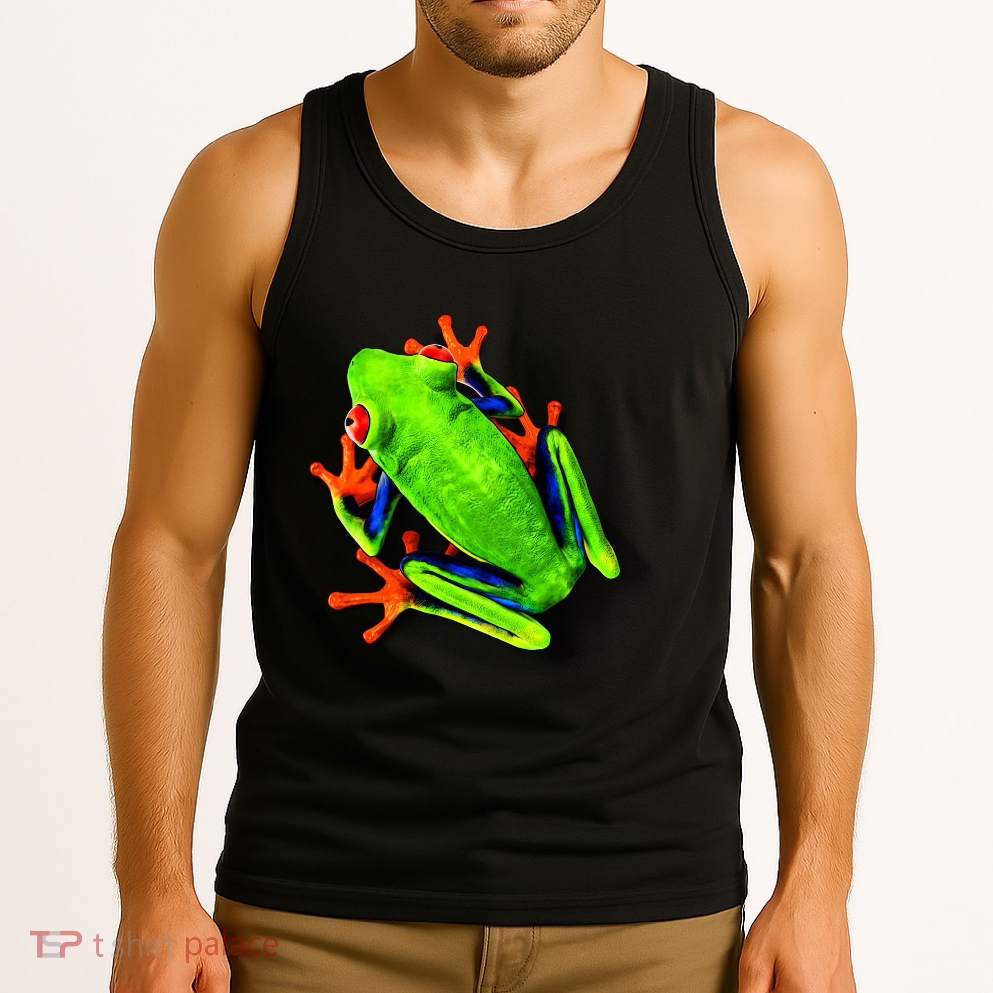 Little Green Frog Tank Top