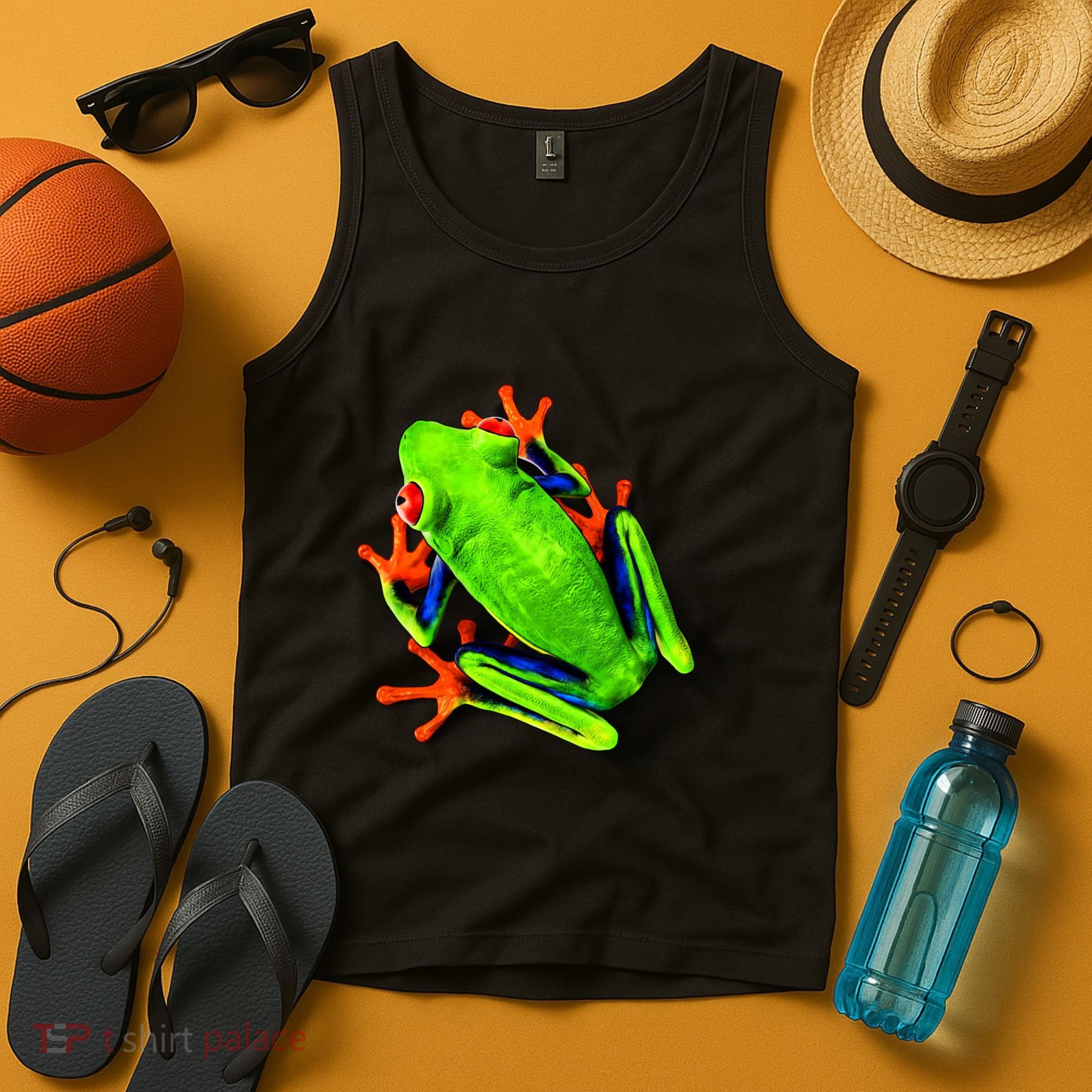 Little Green Frog Tank Top