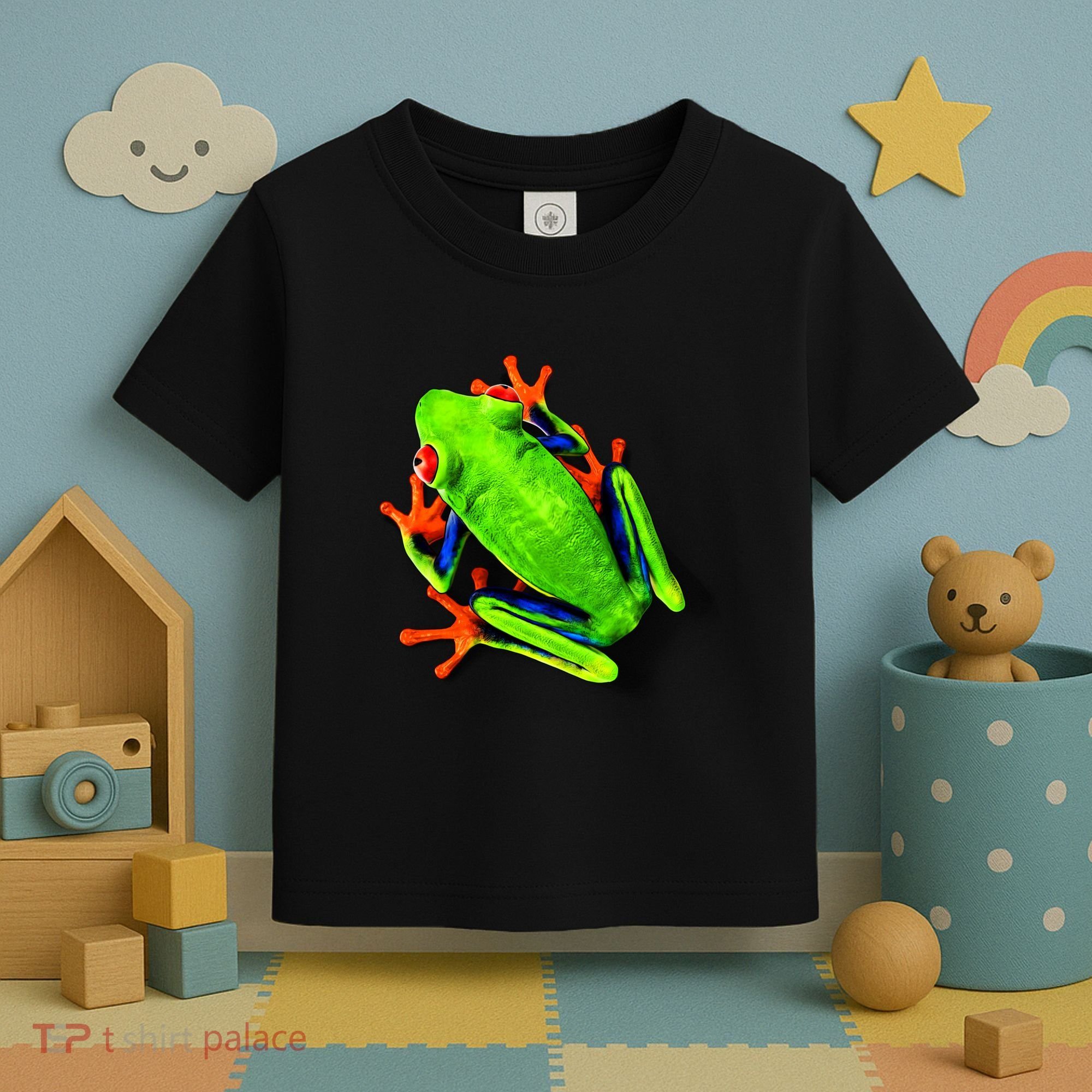 Little Green Frog Toddler T-Shirt