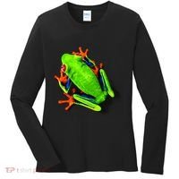 Little Green Frog Women's Long Sleeve Shirt thumb 0