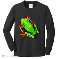 Little Green Frog Kids Long Sleeve Shirt thumb 0