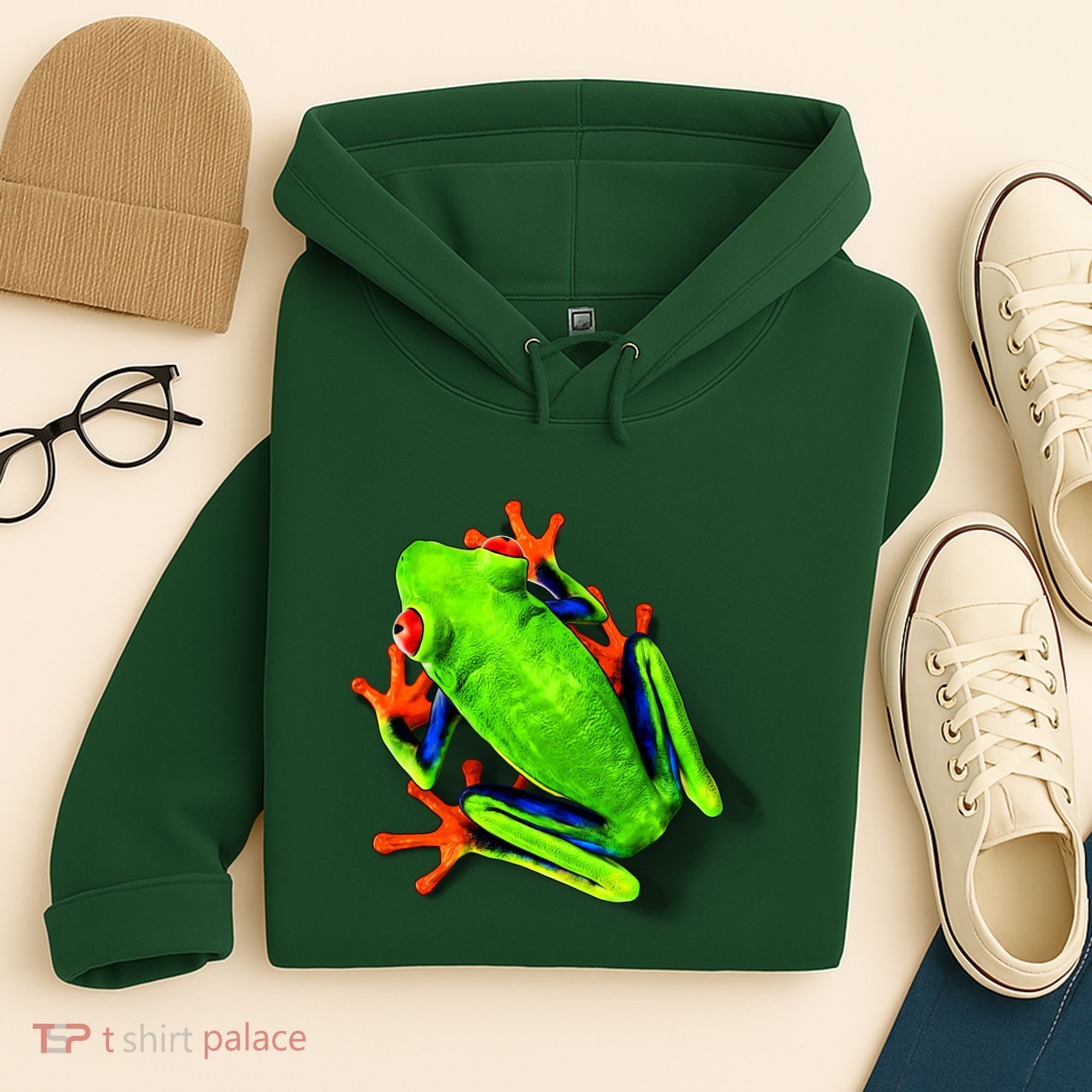 Little Green Frog Hoodie