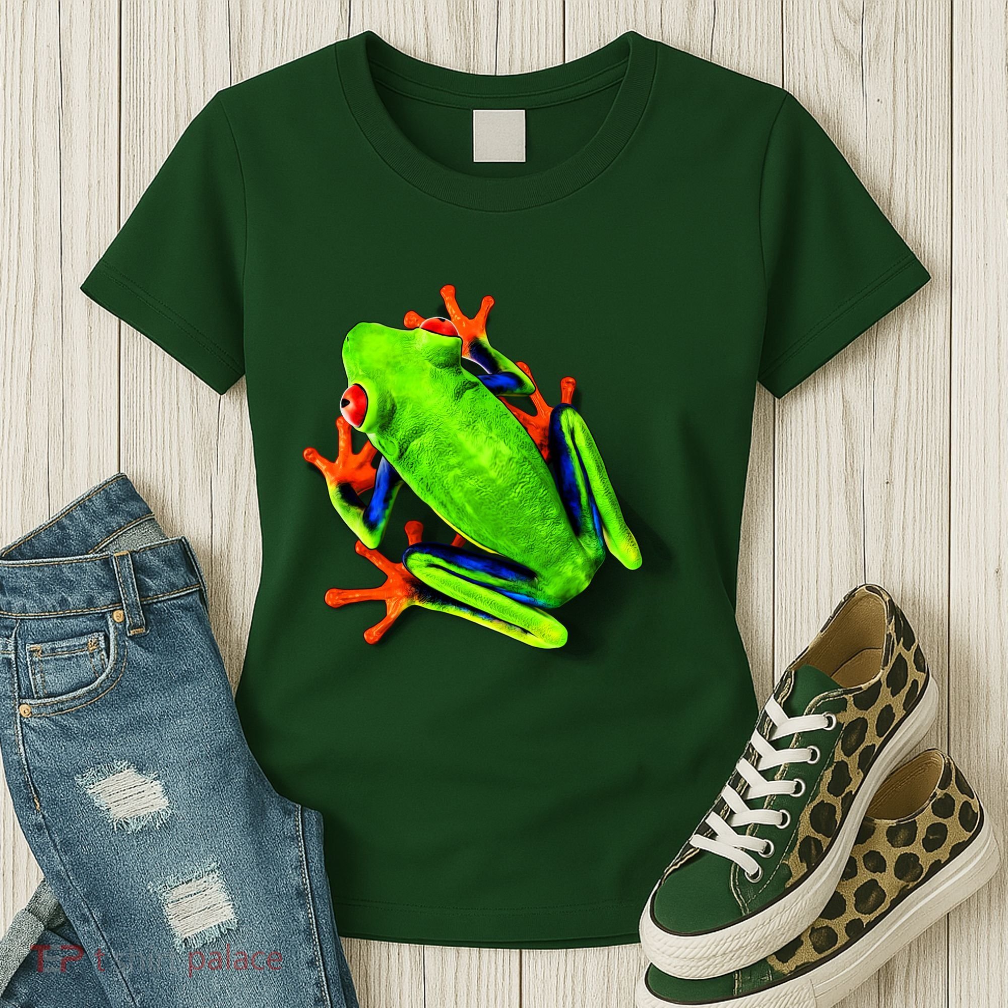 Little Green Frog Women's T-Shirt