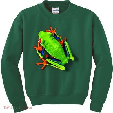 Little Green Frog Kids Sweatshirt