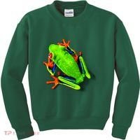 Little Green Frog Kids Sweatshirt thumb 0