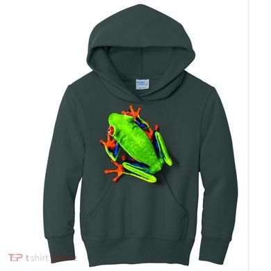 Little Green Frog Kids Hoodie