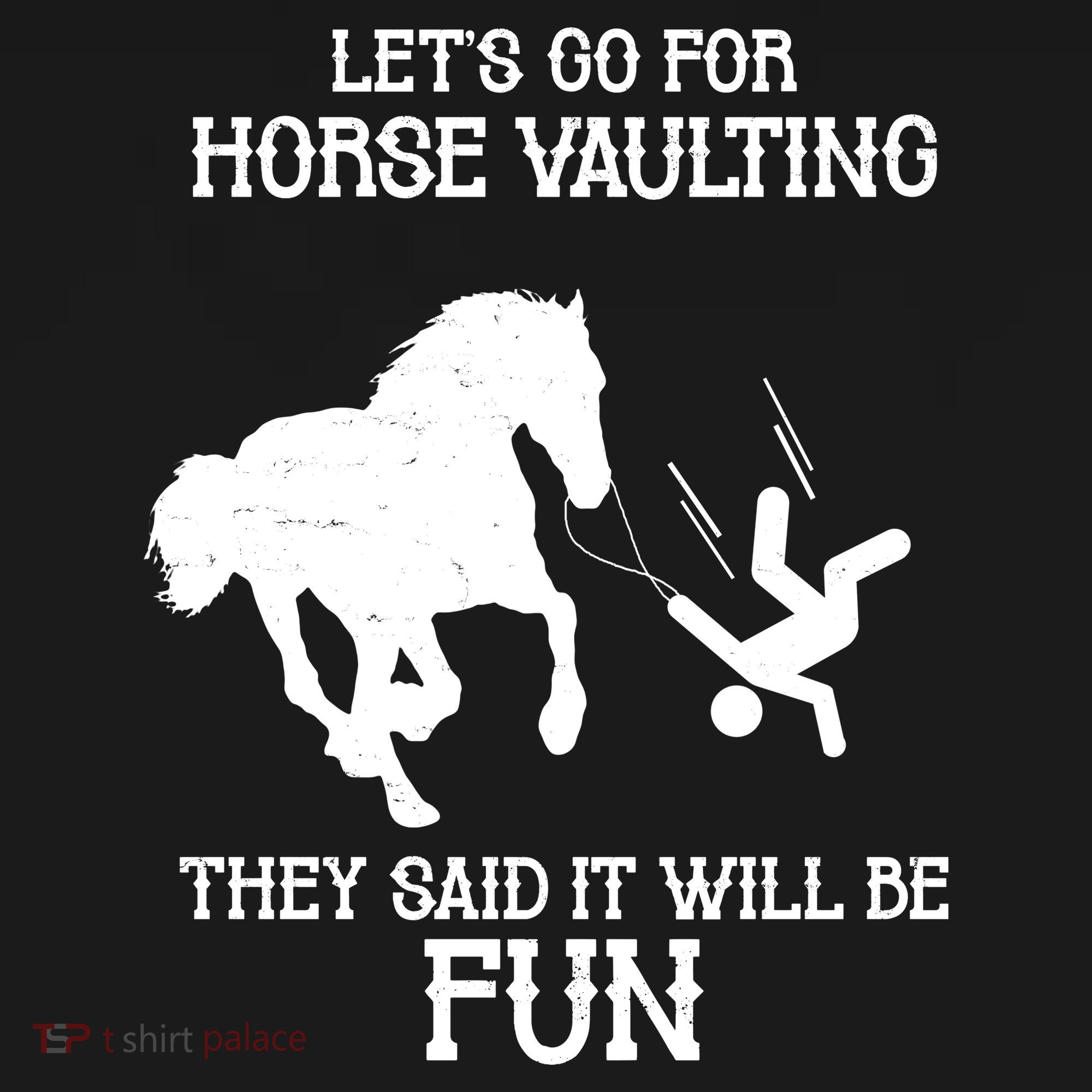 Let's Go For Horse Vaulting They Said It Will Be Fun Backpack