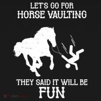 Let's Go For Horse Vaulting They Said It Will Be Fun Coaster thumb 2