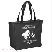 Let's Go For Horse Vaulting They Said It Will Be Fun Tote Bag thumb 2