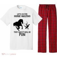 Let's Go For Horse Vaulting They Said It Will Be Fun Pajama Set thumb 0