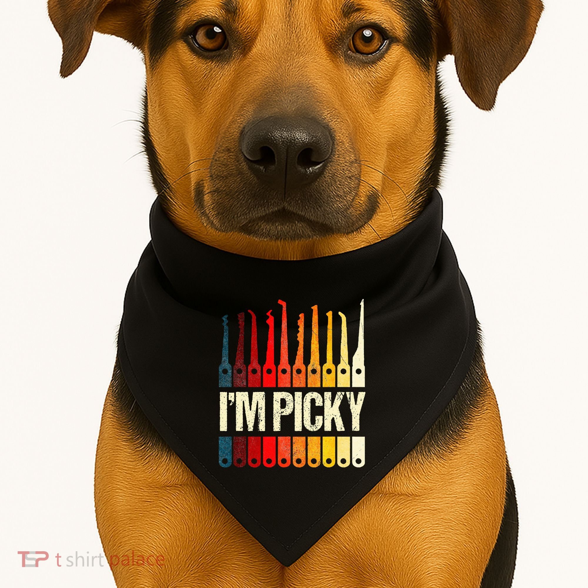 Locksmith Gifts Funny IM Picky Lock Picking Tools USA-Made Doggie Bandana