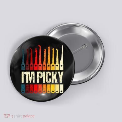 Locksmith Gifts Funny IM Picky Lock Picking Tools Button
