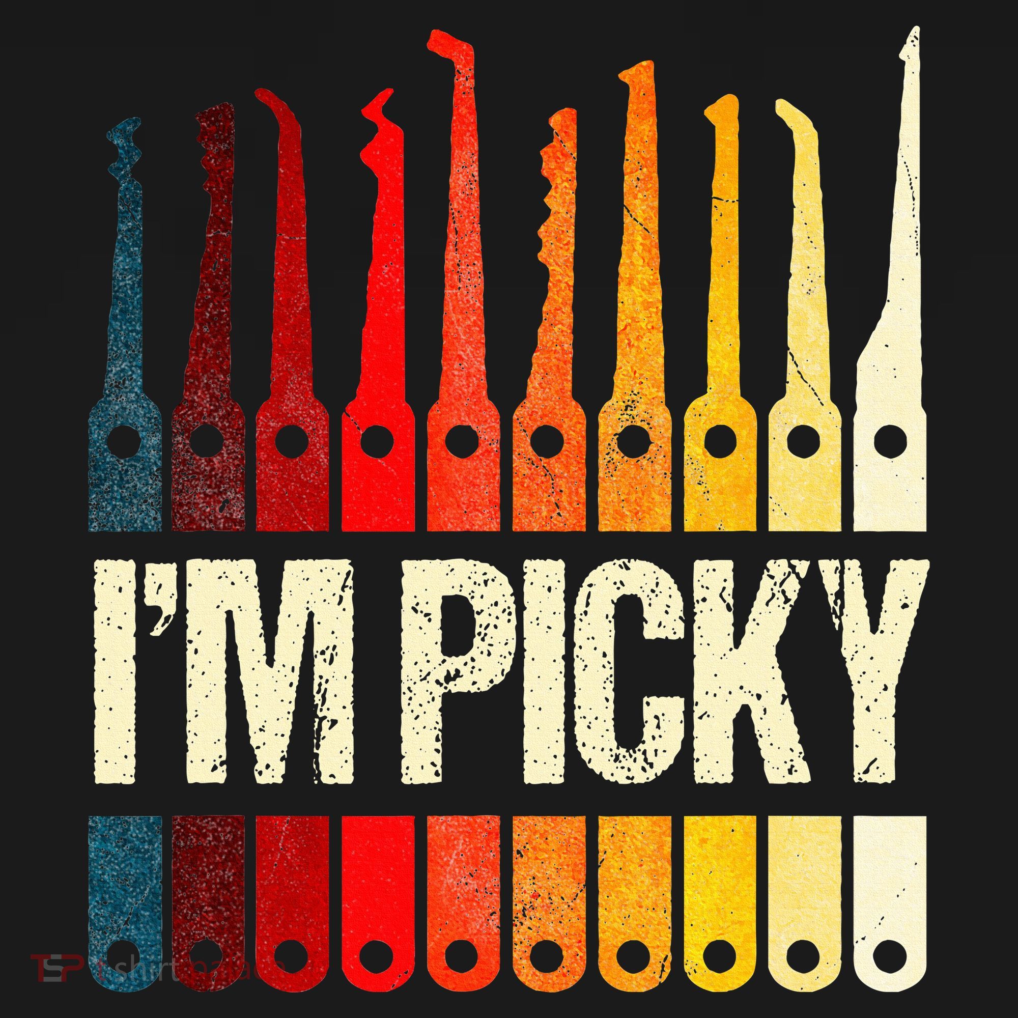 Locksmith Gifts Funny IM Picky Lock Picking Tools Polo