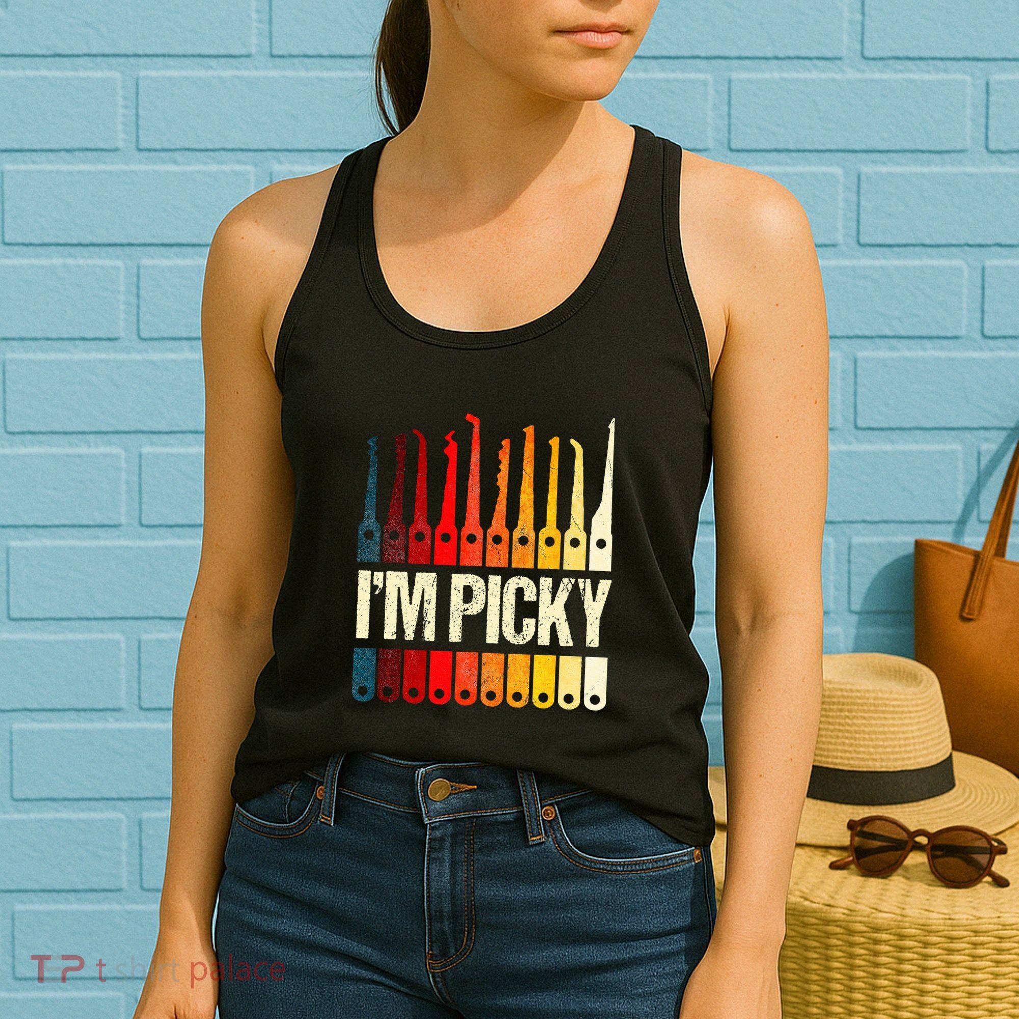 Locksmith Gifts Funny IM Picky Lock Picking Tools Women's Tank Top