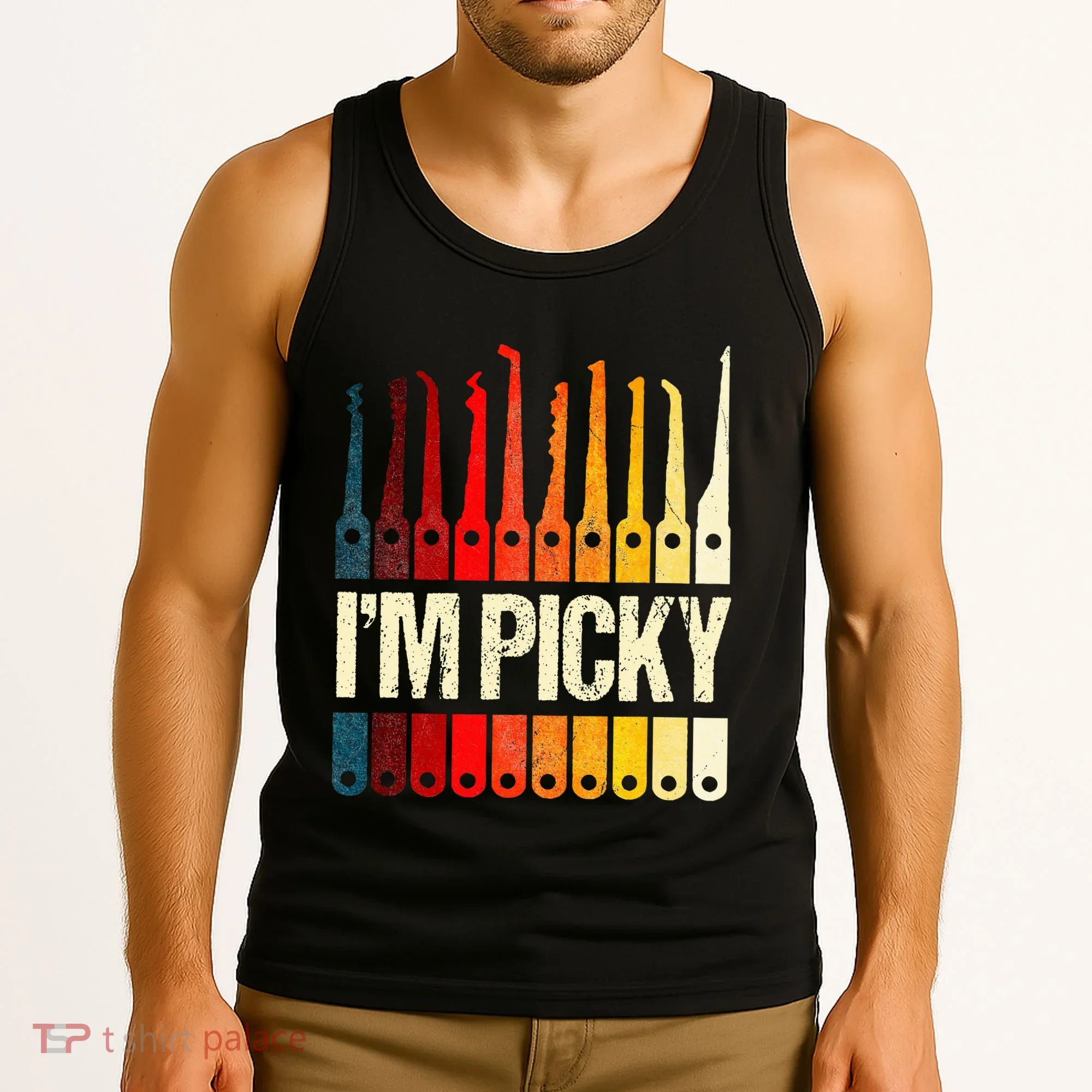 Locksmith Gifts Funny IM Picky Lock Picking Tools Tank Top