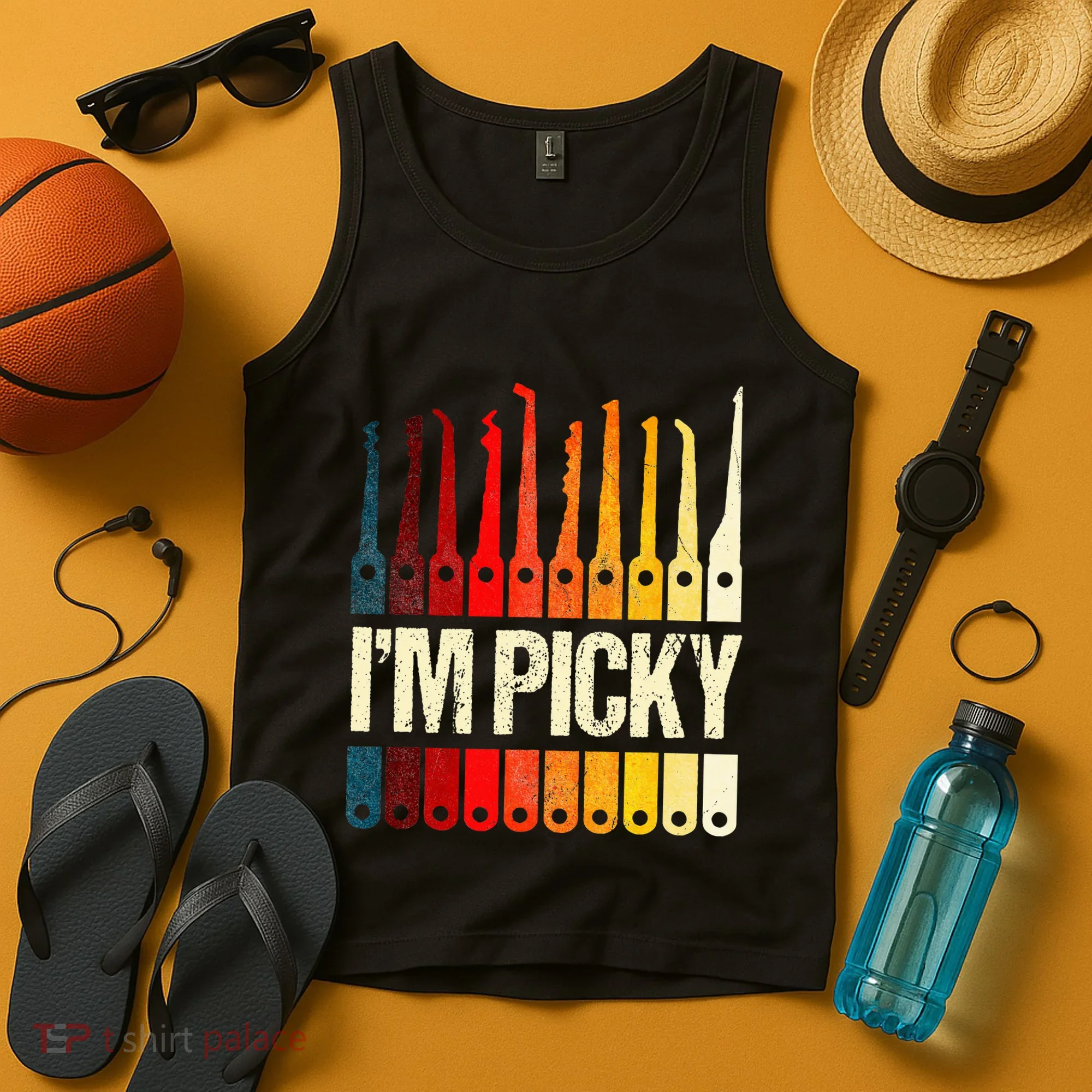 Locksmith Gifts Funny IM Picky Lock Picking Tools Tank Top