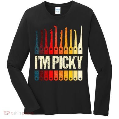 Locksmith Gifts Funny IM Picky Lock Picking Tools Women's Long Sleeve Shirt