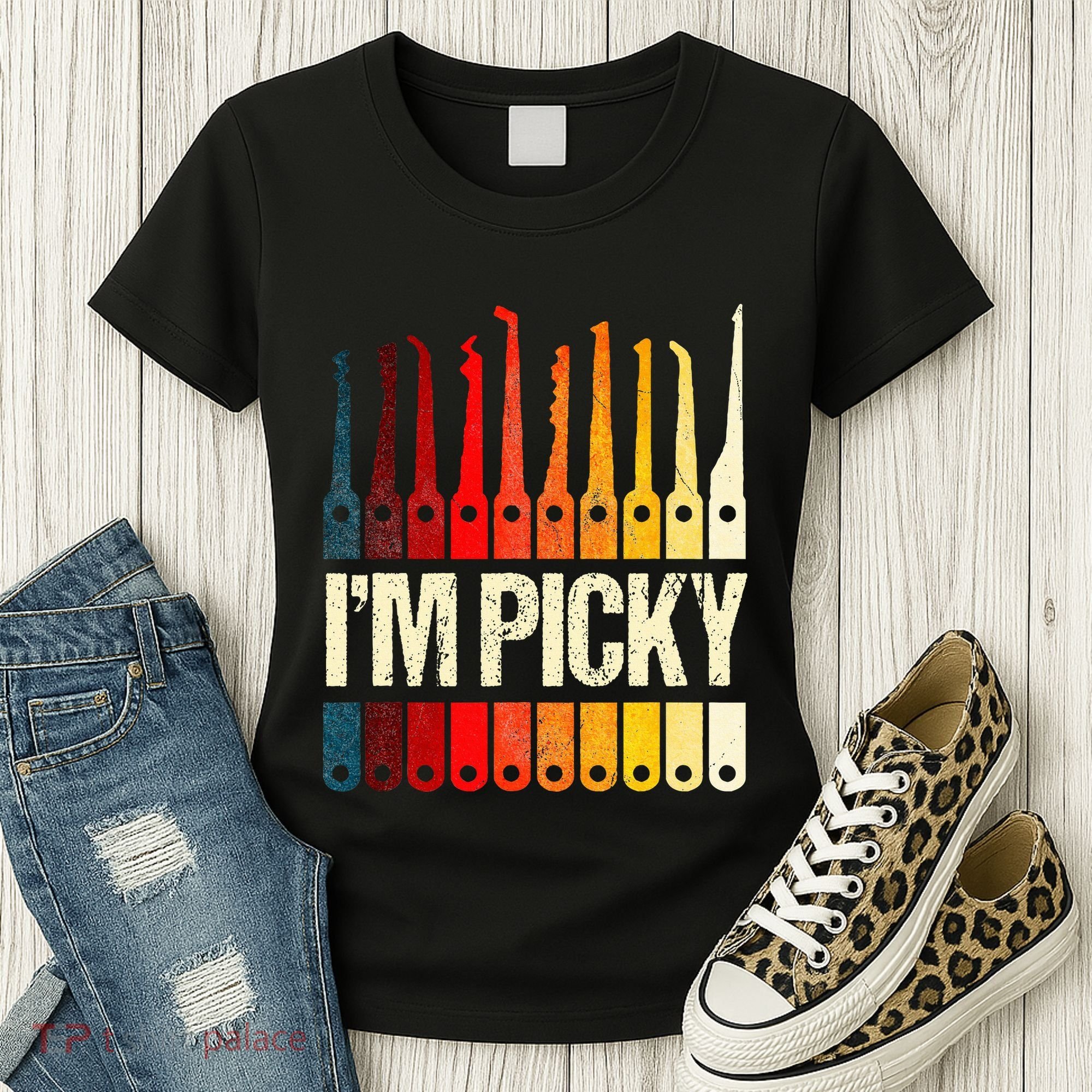 Locksmith Gifts Funny IM Picky Lock Picking Tools Women's T-Shirt