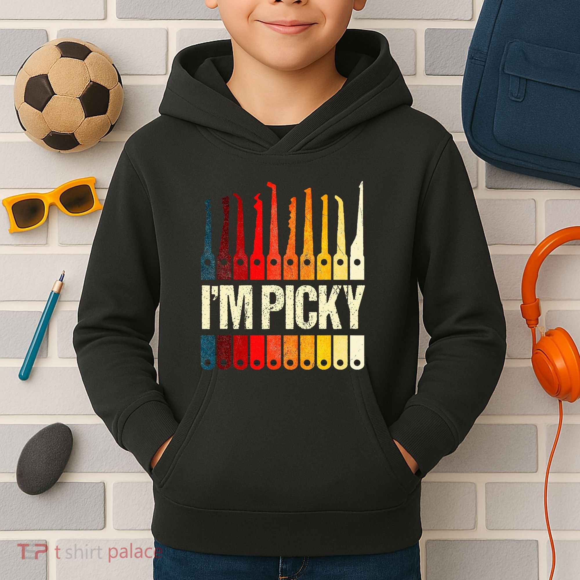 Locksmith Gifts Funny IM Picky Lock Picking Tools Kids Hoodie