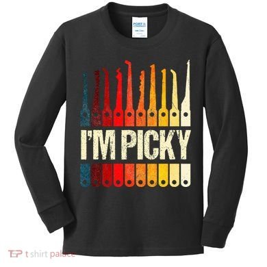Locksmith Gifts Funny IM Picky Lock Picking Tools Kids Long Sleeve Shirt