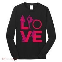 Love Gymnastics Funny Gymnast Turns Flips Girl Gift Long Sleeve Shirt thumb 0