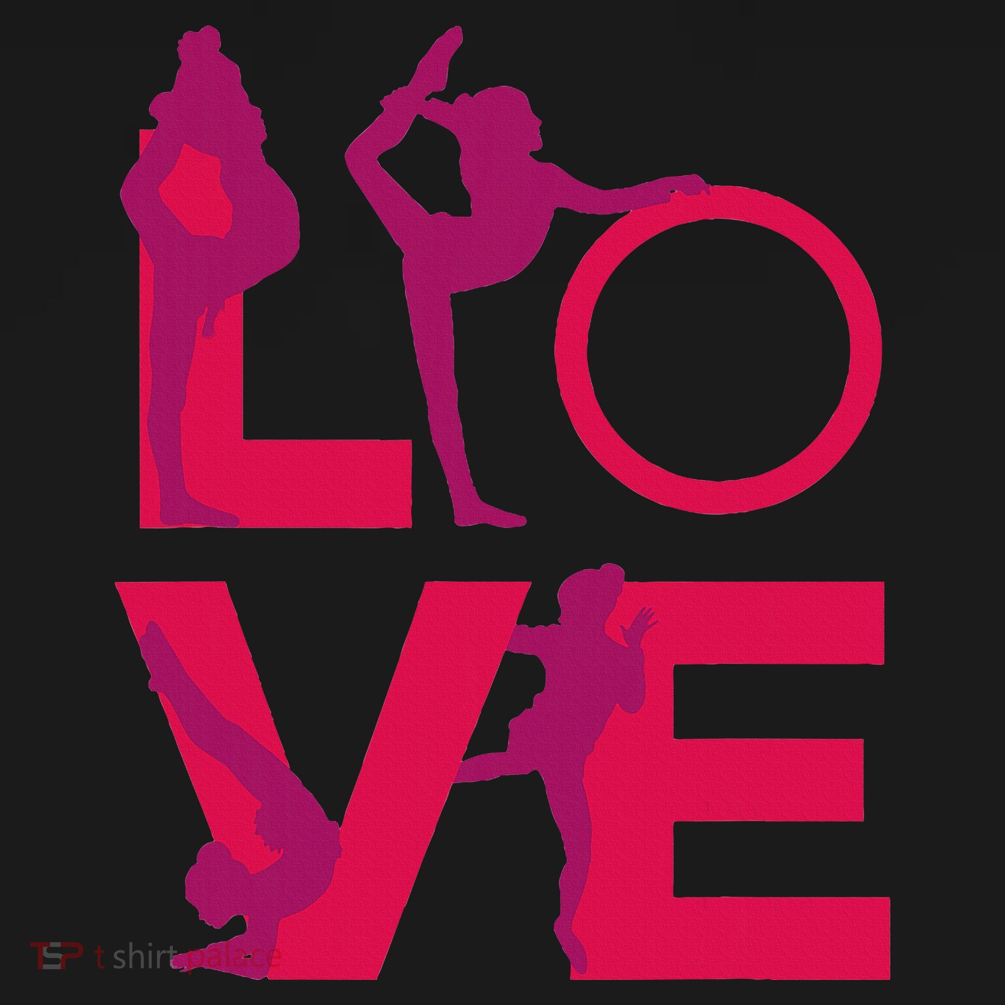 Love Gymnastics Funny Gymnast Turns Flips Girl Gift Apron