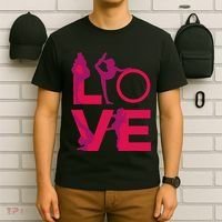 Love Gymnastics Funny Gymnast Turns Flips Girl Gift T-Shirt thumb 6