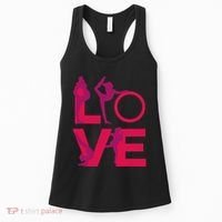 Love Gymnastics Funny Gymnast Turns Flips Girl Gift Women's Tank Top thumb 0