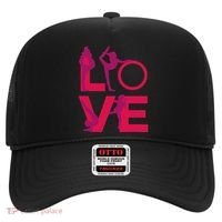 Love Gymnastics Funny Gymnast Turns Flips Girl Gift Hat thumb 0