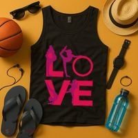 Love Gymnastics Funny Gymnast Turns Flips Girl Gift Tank Top thumb 4