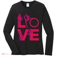 Love Gymnastics Funny Gymnast Turns Flips Girl Gift Women's Long Sleeve Shirt thumb 0