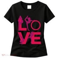 Love Gymnastics Funny Gymnast Turns Flips Girl Gift Women's T-Shirt thumb 0