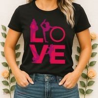 Love Gymnastics Funny Gymnast Turns Flips Girl Gift Women's T-Shirt thumb 2