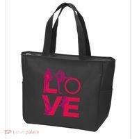 Love Gymnastics Funny Gymnast Turns Flips Girl Gift Tote Bag thumb 3