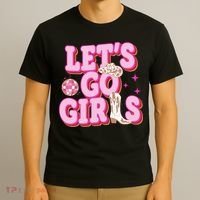 Lets Go Girl Cowgirl Howdy T-Shirt thumb 3