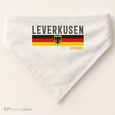 Leverkusen Germany Germany Flag USA-Made Doggie Bandana