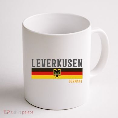 Leverkusen Germany Germany Flag Coffee Mug back
