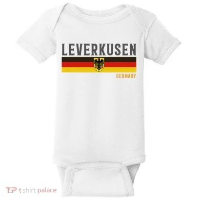 Leverkusen Germany Germany Flag Baby Bodysuit