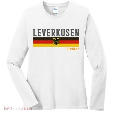Leverkusen Germany Germany Flag Women's Long Sleeve Shirt