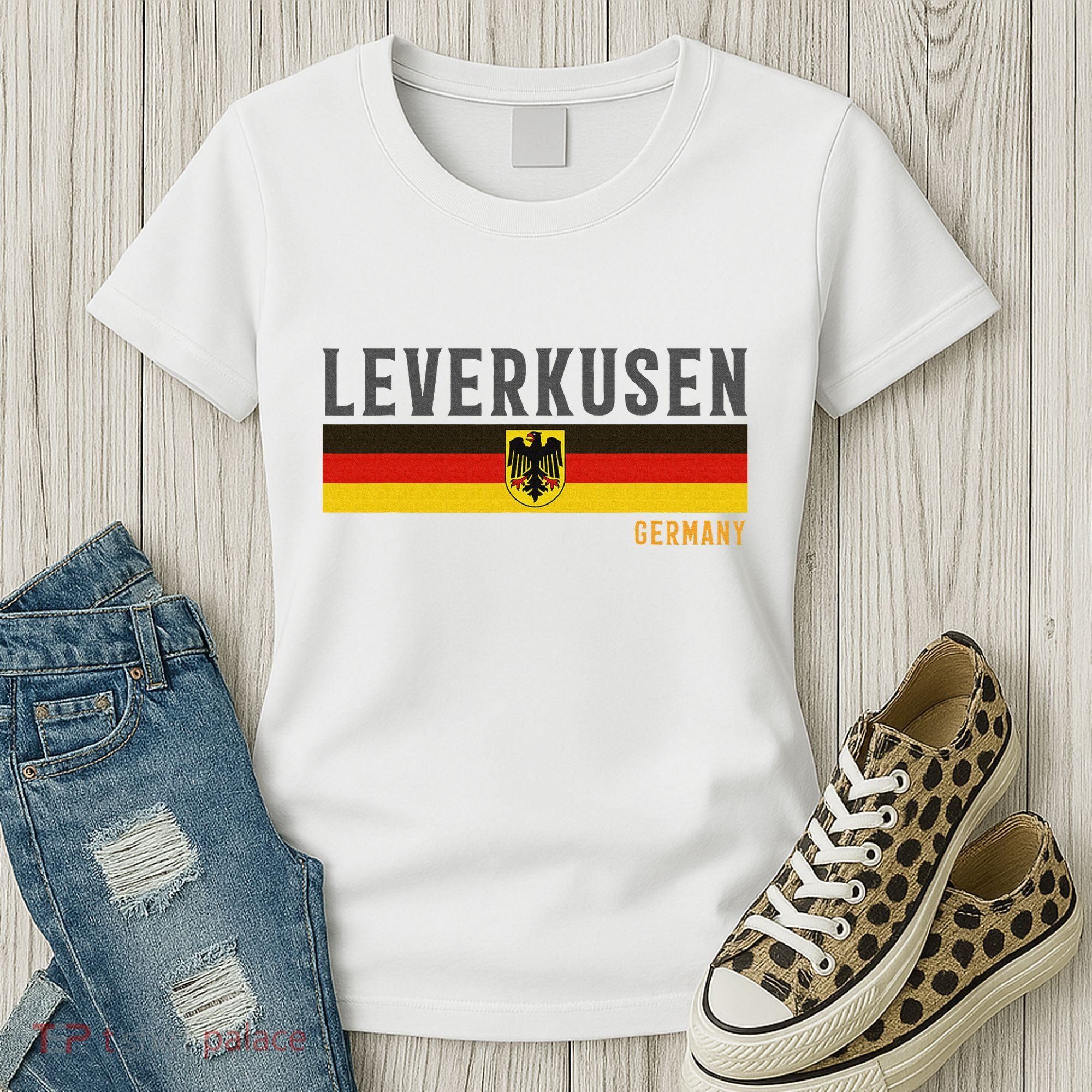Leverkusen Germany Germany Flag Women's T-Shirt