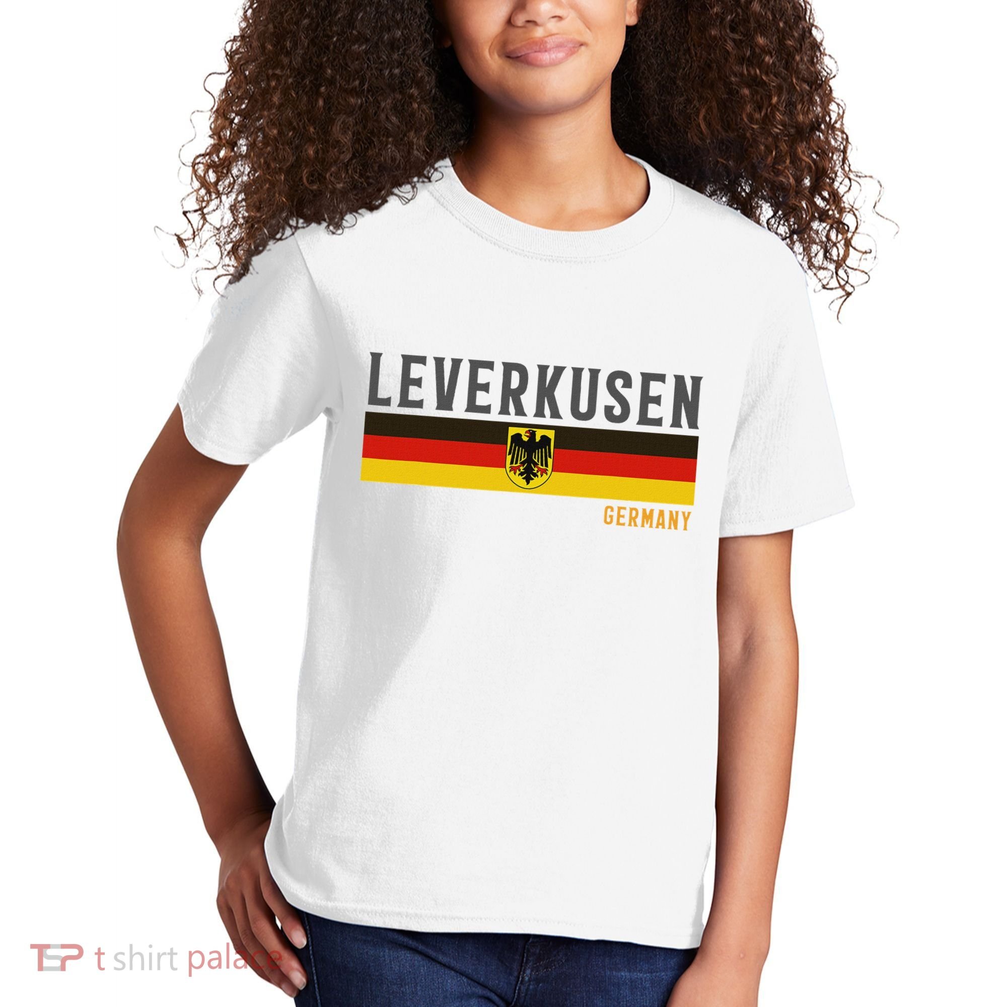 Leverkusen Germany Germany Flag Kids T-Shirt
